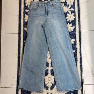 Light Blue Wide Leg Women's Jeans